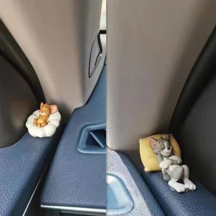 Cat and Mouse Tom Jerry Car Decoration Car Interior Decoration All Products Cute Desk Doll Car Decoration