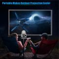 SPEED-X HY300 PRO 280 ANSI 20000+ GAME CONSOLE ANDROID 11.0 4K MINI PROJECTOR SMART PROJECTOR HD 3D 4K WIFI HOME CINEMA PROJECTOR Wall Projection Office Teaching Wireless Wifi Home Theater. 
