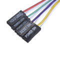 2Pcs Computer Case ATX Power on Off Reset Switch Cable with 2 LED Light Light Red Green ATX Case Front Bezel Wire,65cm. 