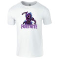 White Cotton T shirt Fortnite Raven Gaming Gamer Boys Top T-shirt Pub G. 