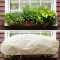 Rectangular Planter Box Protector Protects Plants in Balcony Kit Windowsill and Patio Planter Boxes From Frost, Wind 2Pcs Square Plant Bell Jar. 