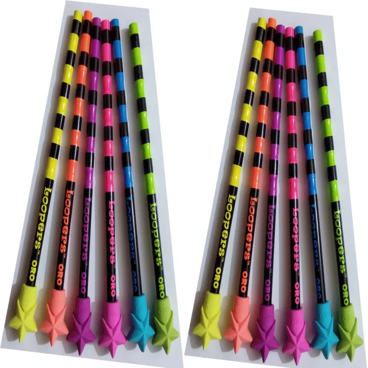 ORO%20Loopers%20Pencil%20Art%20#%20903%20Multi%20Color%20(10%20Pcs)%20-%20Image%202