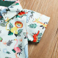 Kid Baby Boys Jungle Safari Theme for Birthday Party Christening Baptismal Clothing Set. 
