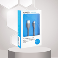 PowerLine Micro USB Cable for Android - 3ft / 0.9 m - Black. 