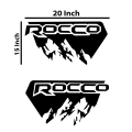 Rocco Sticker For Hilux 4X4 Color ( Black & White ). 