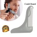 Beard Shaping Tool Template. Beard Shaper Tool PLUS Comb For Line Up and Men Bread Comb. 