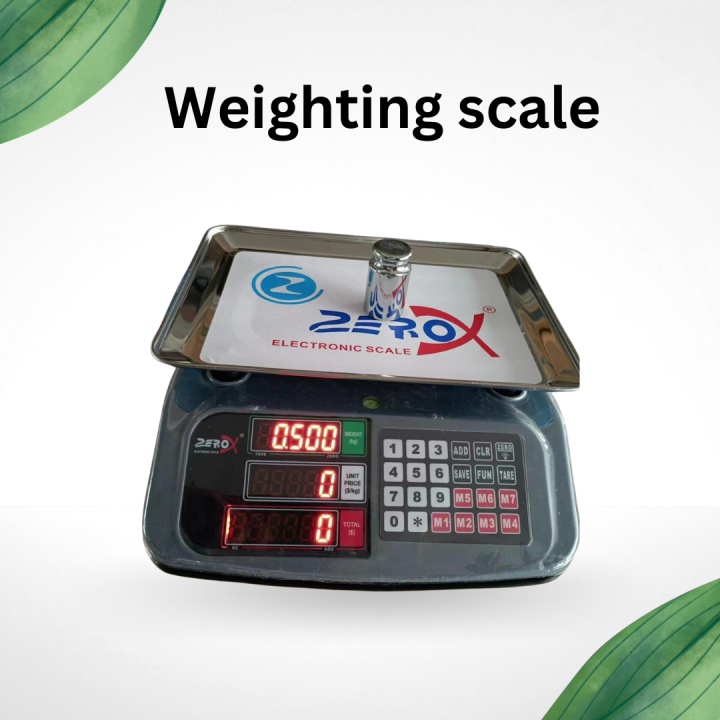 Zerox Electronic Computing Price Scale 1g to 35kg Model 368 Digital Weight Scale Digital Weighing Machine Meat Weight  measuring Scale  electronic weight machine for fruit and vegetables Digital Electric Scale Machine For Kitchen and Shops