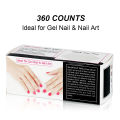 180PCS Colorful Cotton Wipes Lint- Free Nail Polish Remover Pads Dust Powder Remover Nail Art Cleaning Napkins Towel Manicure Tools. 