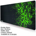 Gaming Mousepad for Boys Large size | large mousepad for Office | Razer Extended Gaming Mouse Pad – Large Size 700x300mm 3mm Thickness, Stitched Edges. 