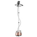 Standing electric Automatic Double Garment Steamers High Quality 2000 watts 2.2 Liter capacity Water Tank Continuous Steam iron High quality professional laundry press iron for cloths appliances fast heatup hanging Adjustable Home Irons Iron Brush Machine. 
