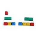OEM Profile PBT RGBY CMYK Modifiers 10 Keys Laser Engraved Keycaps Mac Keycaps For Cherry MX Mechanical Keyboard. 