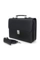Original Leather laptop Bag 17 inch The Documaster Office Bag / locking briefcase with code lock. 