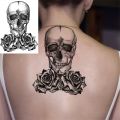 【Good-Love Store】Evil Gangster Temporary Tattoos For Men Adult Skull Tattoo Stickers Wolf Astronaut Body Art Tatoos Halloween. 