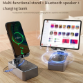 3 in1 Portable Foldable Mobile Phone Holder with Bluetooth Speaker. 