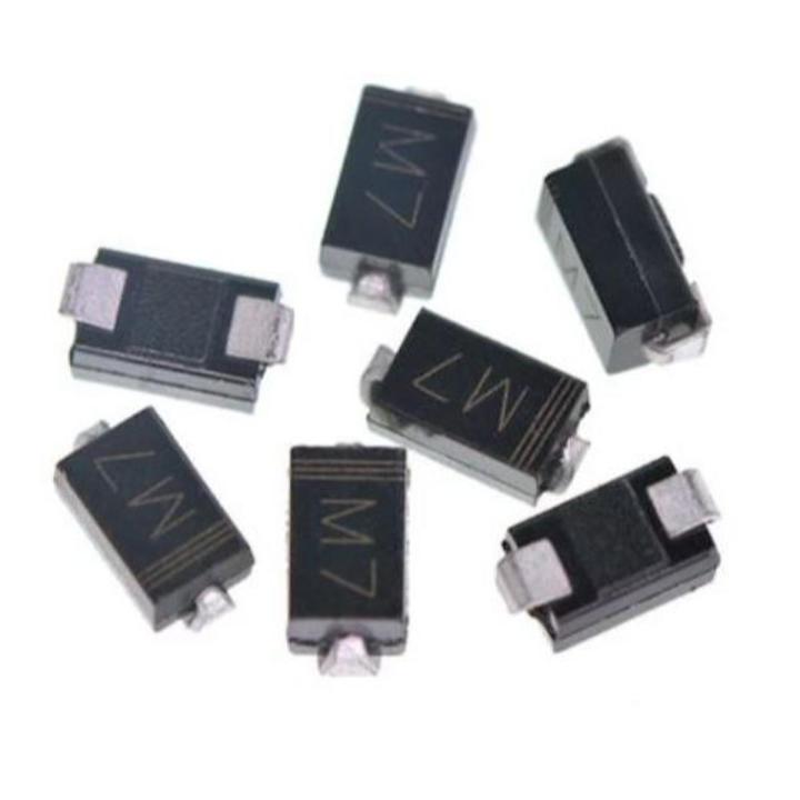 30Pcs DIODE M7 1N4007 SMD 1A 1000V IN4007 Rectifier Diode
