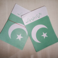 Pakistani Paper Flag Jhandian for 14 August - 300 Hanging Flag Banner for Independence Day Home Decor. 