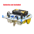 1Set MINI CAT Line Patrol Kitten Robot Welding Kit Mini Robot Electronic Learning Kit PCB. 