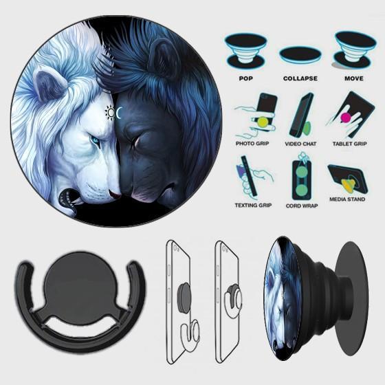 Popsocket%20Phone%20Grip%20With%20Free%20Mount%20Adapter%20-%20Day%20and%20Night%20-%20PopSocket%20Black%20-%20SKINLEE-281-3-2%20-%20Image%203