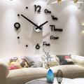 EVENTO Wooden 3D WALL CLOCK Dot Big Size Clock Quartz Watch DIY Design Decoration For Bedroom, Home Decor Living and Drawing Room And Offices And For Gifts Piece Item. 