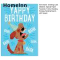 Endless Barking Birthday Card Hilarious Dog Lover's Birthday Card Endless Barking Prank Surprise Funny Greeting for Mom Southeast Asian Buyers Funny Dog Prank Card. 