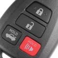 Replacment Car Fob key shell for Toyota Corolla 2014-2019. 