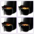 Hot air fryer, Kitfort KT-2220, Digital display, 1800 W, 7 programs, Black. 