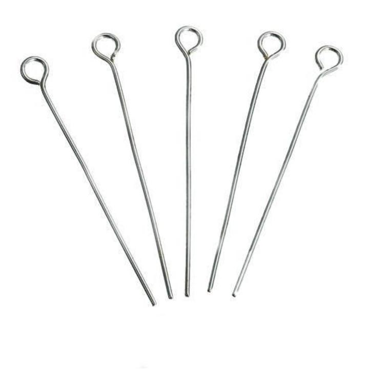100Pcs Silver/Gold Color Eye Head Pins Findings For DIY Jewelry Making Jewelry Accessories