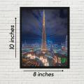 Dubai aesthetic city wall frame. 