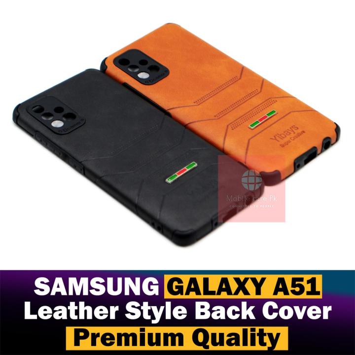 Samsung Galaxy A51 Back Cover Leather Type Soft Galaxy A51 Case