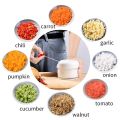 170ML Powerful Meat Grinder Hand-power Food Chopper Mini Food Garlic Slicer Speedy Chopper. 