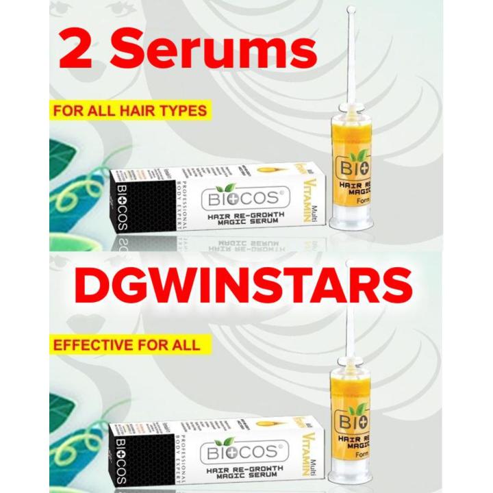 2 PCS BioCos Hair Growth Repair Magic Serum To Mix In Any Hair Oil For Best Results
