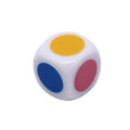 HELLOBBY Family High Quality 5Pcs/Lot Board Game for Kids Table Games 16 mm Dices Six Sided White Color Cube Dice. 