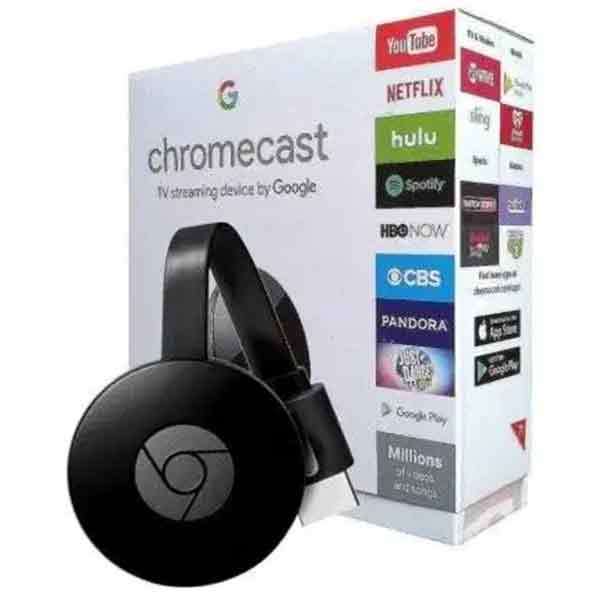 Chromecast 2 HDMI Wi-Fi Dongle Connects LED to Mobile & Wi-Fi