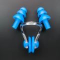 Silicone Waterproof Swimming Ear Plugs & Nose Clips Protect Your Ears & Nose in Water.. 