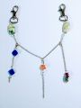 Pant Side, Skirt Chain, Punk Style | Cute, Unique, Elegant Hanging Jewelry of Chains, Charms, Beads With Lock On Both Ends | Fashion Purse Accessories | Beautiful and Lightweight Jewelry | Trendy Looks. 
