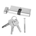 Door Cylinder Lock 68mm One Side Key_ One Side Knob. 