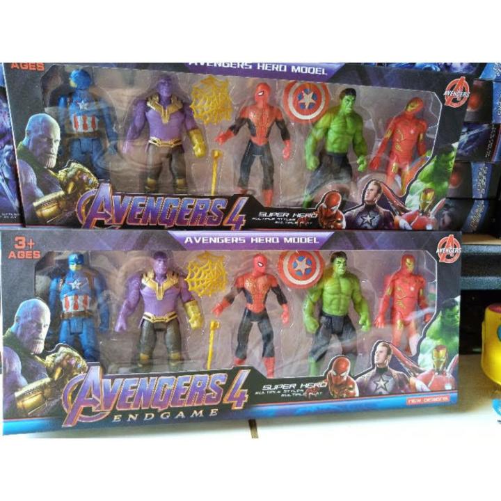 Avengers Endgame Super Hero 5 PC Set For Kids