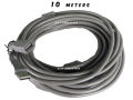 5M/10M USB 2.0 Extension Cable, Male to Female High-Speed Data Transfer, Black. 