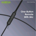 Oraimo Handsfree - Sterio HiFi Earphones HD Clear Phone Call - Aux 3.5mm input ,  High Quality, Clear Sound And Base With Built In Mic For Gaming, Music And Calls, Super Bass White Earbuds, Soft Silicone Ear Tips. 