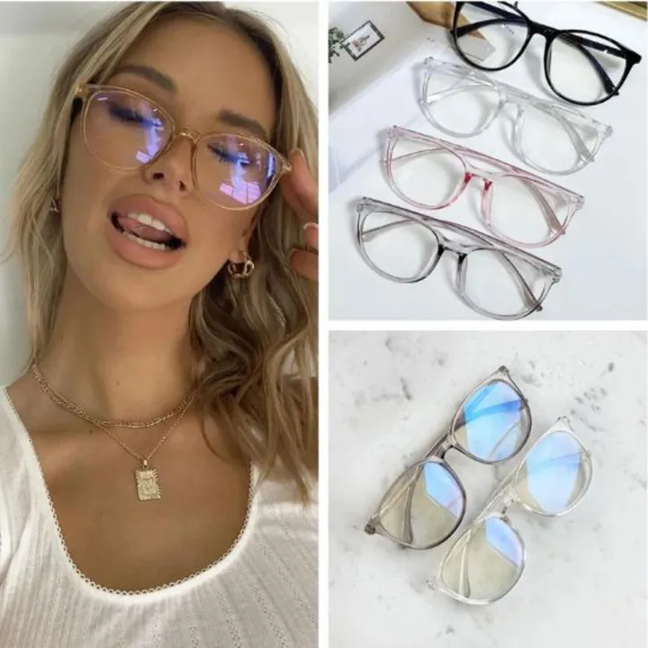 7%20Colors%20Transparent%20Frame%20Computer%20Glasses%20Anti%20Blue%20Light%20Round%20Eyewear%20Blocking%20Glasses%20For%20Women%20Men%20-%20Image%202