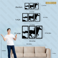 EVENTO Wooden Wall Hanging Decore Panel 3 Frame Horse Scenery 3D DIY Laser Cut Cnc Wall Art Design Decoration For Home Decor Living Room And Offices And For Gifts Item. 