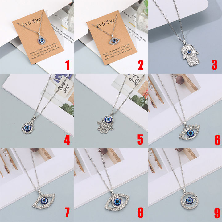 Various Alloy Devil's Eye Necklace Turkish Eye Pendant Necklace Neck Accessories Manufacturer