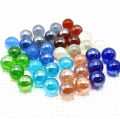 50 PCS Of Glass Balls 15mm Kids Playing Games, Pots And Aquarium Decorative Marbles Beads. 