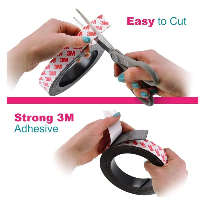 Craftopia%20Self%20Adhesive%20Magnet%20Strip%20Cuttable%20Roll,%201%20inch%20x%203%20Meter%20Sticky%20Back%20Magnetic%20Tape%20roll,%20Strong%20Flexible%20Easy%20to%20Cut%20Peel%20and%20Stick%20Magnetic,%2050%20mil%20Thick%20for%20Crafts%20Gifts%20Office%20Home%20-%20Image%202