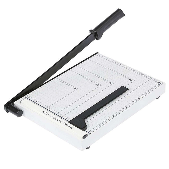 Professional A4 Office Home Paper Cutter Paper Trimmer Machine Heavy Duty Metal Base 12 Sheet Capacity (32.5x25cm)