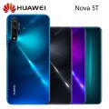 Huawei Nova 5T Back Glass Battery Cover Back Case With Camera Lens+Logo Rear Housing Replacement Repair Parts. 