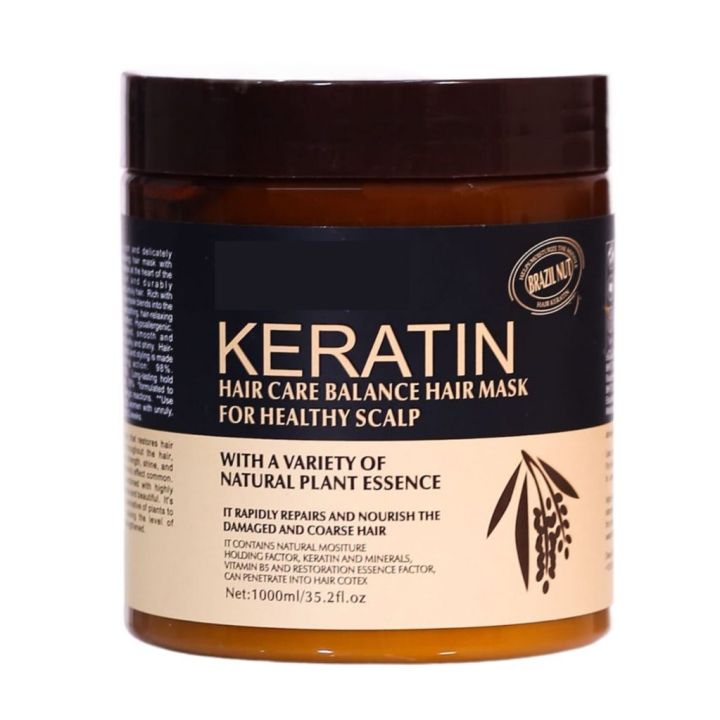 Miss Mart Brazil Nut Keratin Hair Care Balance Keratin Hair Mask & Keratin Hair Treatment for Healthy Scalp 500 ml