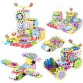 Electric Building Block Gear Toy Set 83 Pcs DIY Plastic Brick Toys Colorful Building Block Large Particle Electric Gear Rotating Assembly Block Children Early Education Puzzle Fun Learning Blocks Gift for Kids Boys, Girls and Toddler. 