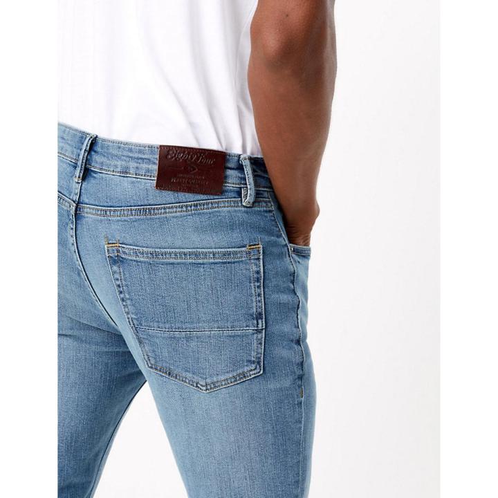 M&S COLLECTION Marks & Spencer Skinny Fit Vintage Wash Stretch Jeans