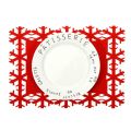 Christmas Placemat Heat-resistant Christmas Design Tableware Mat Festival Party Decor. 
